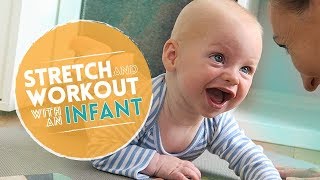 Mommy and Me Yoga Workout and Stretch with an Infant 20min Exercise Routine with Baby [upl. by Neelram]