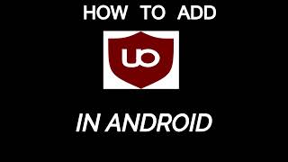 HOW TO ADD UBLOCK EXTENSION IN ANDROID shortvideo shorts [upl. by Ahsemrak]