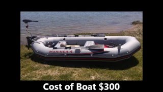 Mariner 4 Inflatable Boat Review [upl. by Larrabee]