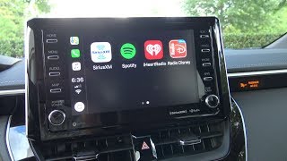 2019 Corolla Hatchback Apple CarPlay and how to use it Part 3 [upl. by Daveta234]