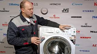 Стиральная машина Hotpoint Ariston VMSF 501 B Быстрая стирка 60 минут 50 градусов [upl. by Xino]