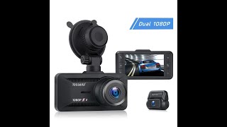 TOGUARD CE63 1080P Dual Dash Cam Front and Rear Car Camera UNBOXING Installation amp Testing [upl. by Livvi]