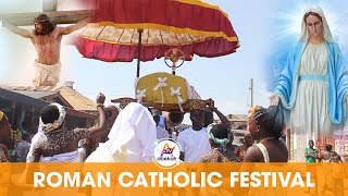 Roman Catholic Church Celebrated their end of year festival [upl. by Letsou]