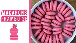 RECETTE MACARONS FRAMBOISE [upl. by Digdirb325]