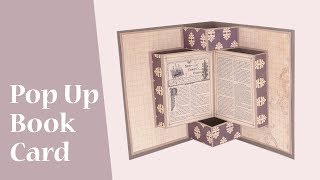 Pop Up Book Card Tutorial [upl. by Jerrylee]