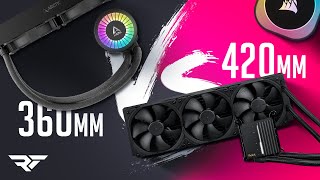 Size Matters 420mm vs 360mm AiO Showdown [upl. by Hgielrak]