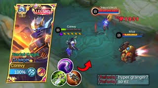 HOW TO COUNTER META HEALER watch this BEST BUILD GRANGER FOR COUNTER META HEALER  MLBB [upl. by Oirevlis177]