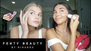 FENTY BEAUTY MAKEUP REVIEW AND TRY ON WITH ALISSA VIOLET  Chantel Jeffries [upl. by Imij]