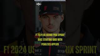 F1 2024 US Grand Prix Sprint Race starting grid with penalties applied f1drama usagp f1 f1tv [upl. by Ytsenoh]