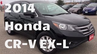 2014 Honda CRV EXL  WHITBY OSHAWA HONDA  Stock  U4511 [upl. by Onilecram]