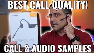 New 2020 OpenComm Aftershokz AMAZING Call Quality and Audio Sample [upl. by Rafaello]