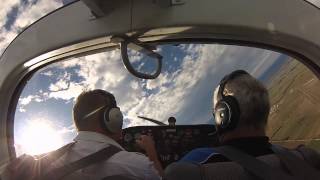 Vans RV6 Aerobatics  Cockpit view [upl. by Meehaf]