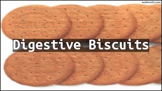 Recipe Digestive Biscuits [upl. by Berger]