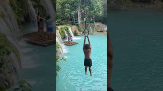 Cambugahay Falls op Siquijor philippines reizen vlog backpacken [upl. by Atinas]