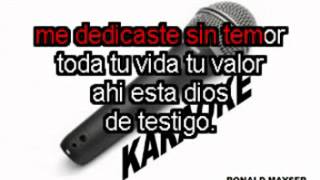 ERES TODO IVAN VILLAZON KARAOKE [upl. by Ganny]