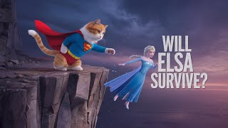 The Shocking Moment Orange Cat Superman Pushed Elsa Too Far [upl. by Ailes249]