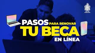 Pasos que debes realizar para la renovación en línea de la Beca quotComandante Edgard Munguía Álvarezquot [upl. by Aciram]