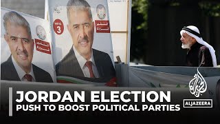 Jordan election Push to boost political party candidates [upl. by Itsud609]