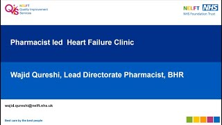 Transforming Heart Failure Care PharmacistLed Clinic Saves £70000 in hospital avoidance [upl. by Anaejer]