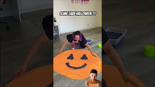 Slime labu halloween halloween cornwithslime challenge dopeslimes funny slimefail teacher [upl. by Danae]