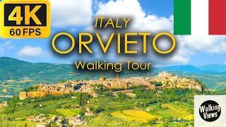 ORVIETO UMBRIA ITALY  Walking Tour  UHD 4K 60fps with Captions CC [upl. by Yelyk]