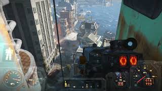 Ambushing the Ambusher and jumping from building in PowerArmor [upl. by Talbot]