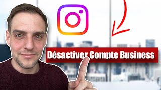 Comment Désactiver Compte Instagram Business [upl. by Arrekahs]