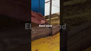 Cutting Eboni wood [upl. by Cleland]