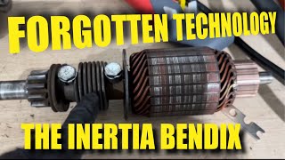 Rebuilding an antique starter with an inertia bendix [upl. by Siuol]