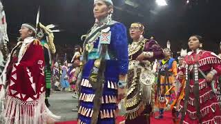 Denver March Pow Wow 24 Womens Shawl amp Jingle Dancers Grand Entrance [upl. by Ajed]