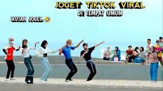 JOGET TIKTOK VIRAL DI TEMPAT UMUM NGAKAK PARAH [upl. by Ocicnarf]