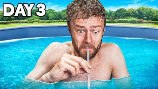 Draining an ENTIRE POOL Using Only a STRAW [upl. by Goulder]