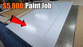 Get A Factory Finish On Your Painted Cabinets Step By Step  THE HANDYMAN [upl. by Llirrehs]