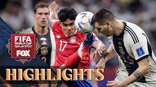 Costa Rica vs Germany Highlights  2022 FIFA World Cup [upl. by Caraviello]