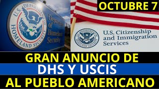 Gran Anuncio de DHS y USCIS al Pueblo Americano  Howard Melgar [upl. by Keith98]