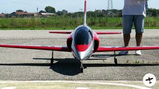 NEW ITALIAN RC SPORT JET ZEFIRO 3m DEMO FLIGHT  Flight 1 [upl. by Aray]