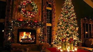 30 Minutes of Traditional Christmas Music with Beautiful Christmas Tree and Fireplace Background [upl. by Neral149]