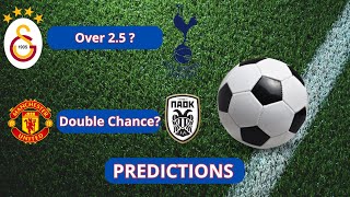 Europa League Predictions Week 4  Football Predictions  Betting Tips [upl. by Nollahs]