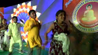 Danchave Menata Koothura Song Dance by Our School Student Aksharanandana SchoolDHARMAJIGUDEM 2024 [upl. by Merrick]