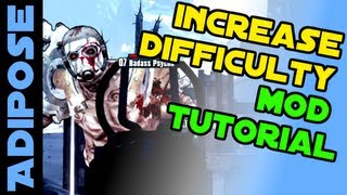 Borderlands 2 Increase Difficulty Mod Tutorial [upl. by Atnoved]