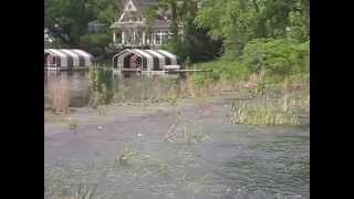 Flooding at Grays Bay Dam [upl. by Ettelohcin]