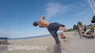 Parkour and Freerunning Training Compilation Branson Bell Sheboygan WI [upl. by Hirst446]