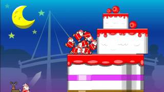 Flashgame  Super Santa Kicker  Part 7  Flashgame 1 of 8 [upl. by Daht]