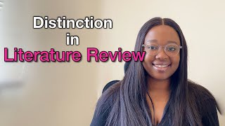 How to Get Distinction in Literature Review Do these things [upl. by Ecnerual]