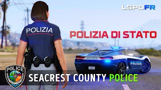 Pursuit of a Supercar  NFS Seacrest County Polizia di Stato  GTA5 LSPDFR [upl. by Ainnek]