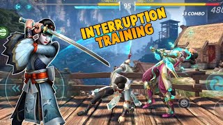 Kibo Practice Interruption training  shadow fight 4 arena [upl. by Thia]