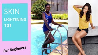 A BEGINNERS GUIDE TO SKIN LIGHTENING WHAT PRODUCTS TO USE  WHAT YOU NEED TO KNOW  TIPS AND TRICKS [upl. by Orva156]