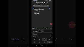 cómo alinear el texto en word desde el celular [upl. by Leyla]