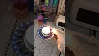 DIY candle decoration idea 🤩 shorts ytshortsindia diy craft 123go satisfying [upl. by Weikert895]