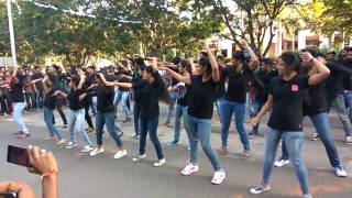 Pondicherry University Vanicom 2017 Flashmob [upl. by Vidovik]